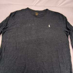 Polo Ralph Lauren Crew Neck Long Sleeve Shirt Mens Size Extra Large XL Black